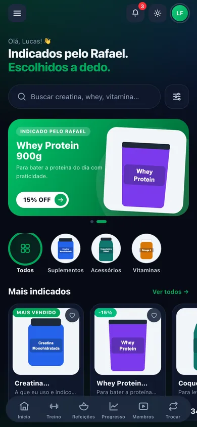A sua loja de suplementos